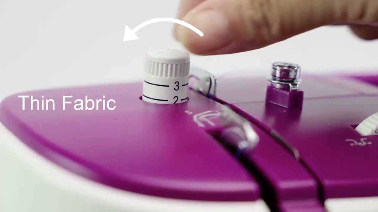 NECCHI NC59QD Tutorial Adjust Presser Foot Pressure YouTube