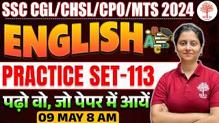 SSC EXAM ENGLISH CLASSES 2024 | SSC CGL, CHSL, CPO, MTS 2024 | SSC ENGLISH PRACTICE SET | MD CLASSES