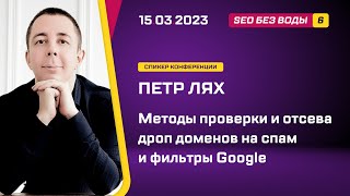 картинка: Методы проверки и отсева дроп доменов на спам и фильтры Google - Петр Лях - SEO без воды 6