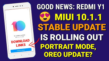 Miui 10.1.1.0 update | Redmi Y1/ Y1 lite miui 10.1.1 china stable update is rolling out
