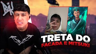 BAK REAGINDO A TRETA DO FACADA E MITSUKE | XL CLIPS