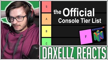 Reacting to videogamedunkey Official Console Tier List