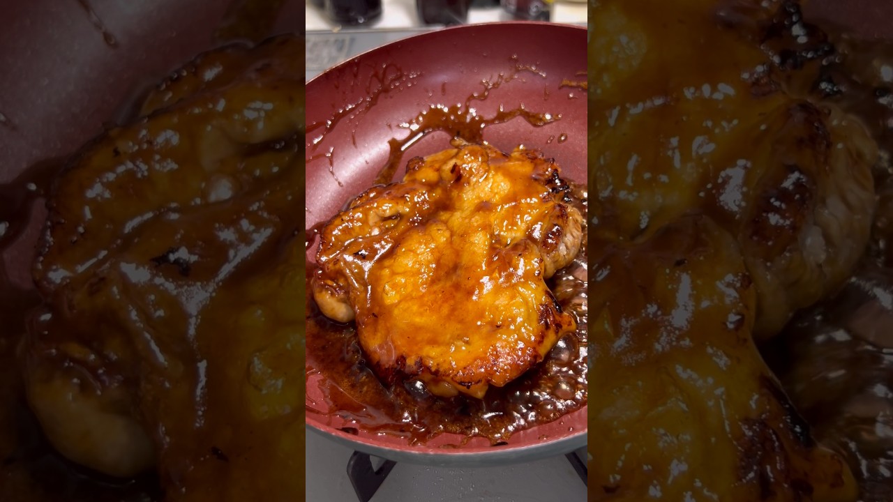 30kg痩せた男が食べている"鶏もも肉のオイスター照り焼き"の作り方を紹介します！#shorts #short