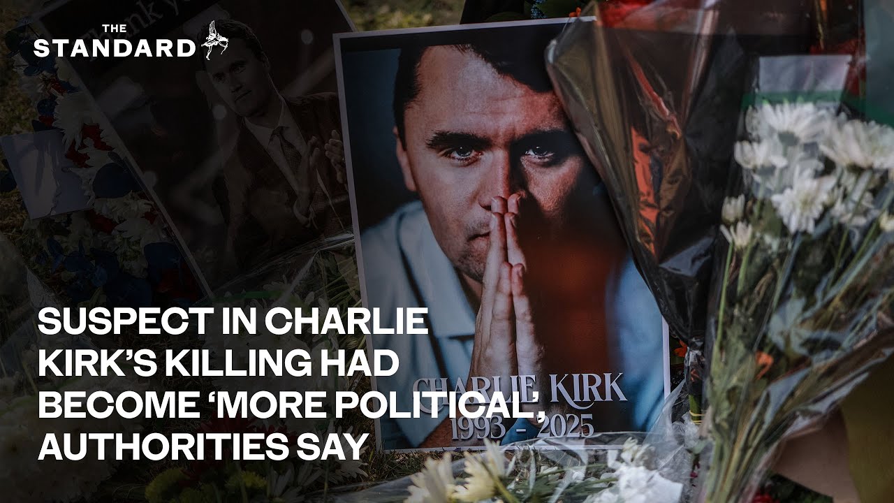 Suspect in Charlie Kirk’s killing had become ‘more political’, authorities say