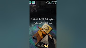 الآية [10-20] من سورة البقرة الشيخ سعود الشريم 🌸