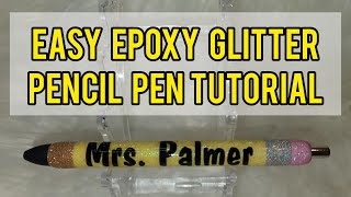 Famous Glitter Epoxy Pencil Pen Tutorial | Paper Mate Inkjoy | Tumblerpoxy | 3d Turner Attachment Net Worth