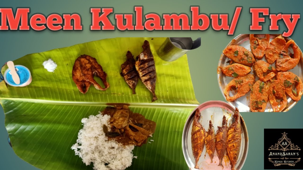 Fish Recipe in TamilMeen Kulambu Fish Fry In Tamil Fish KulambuMeen