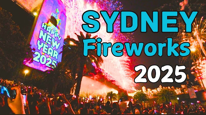 Sydney Fireworks 2025 | Spectacular New Year’s Eve Celebration
