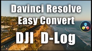 Easy DJI DLOG conversion in Davinci Resolve - No LUTs or CST