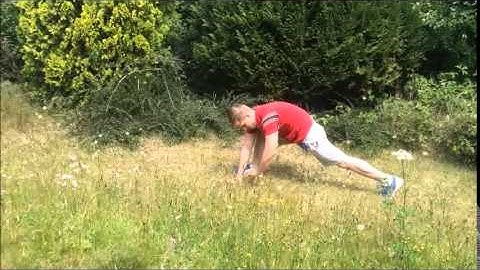 Spiderman to Hamstring stretch