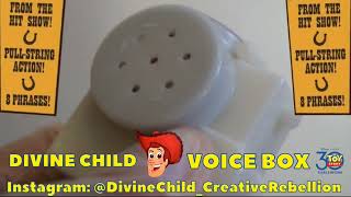 Sheriff Woody Toy Voice Box – All Pull-String Phrases (HD Audio Demo) DIVINE CHILD VOICE BOX