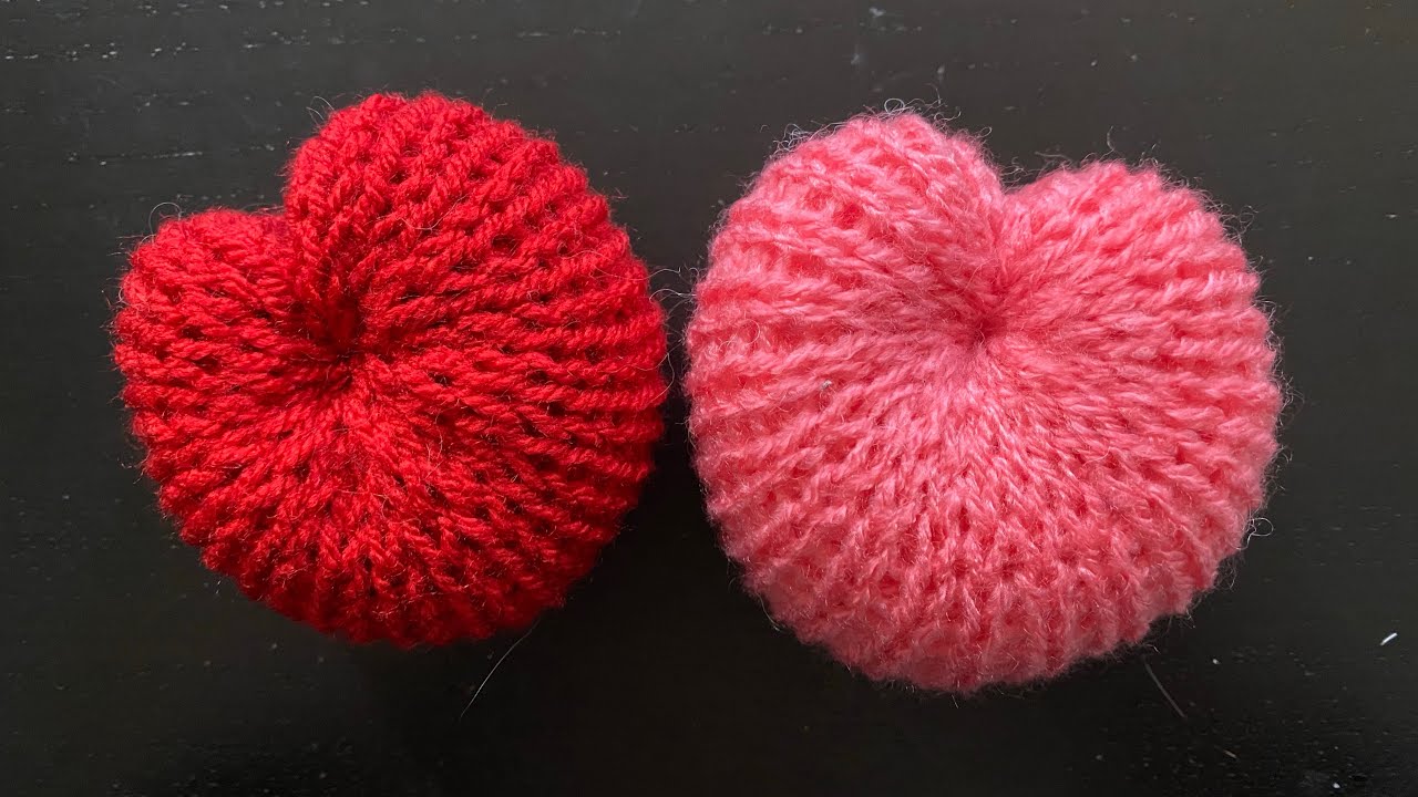 Быстрые, милые ❤️ easypeasy ❤️ Heart Squeezies ❤️ для вашей кругловязальной машины с 20/22 спицами.