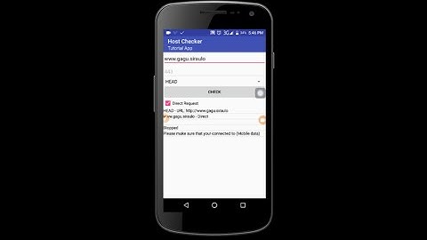 host checker tutorial (java)