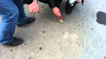 Macrotexture Test in Rubberised Asphalt mixture in Lamia 1