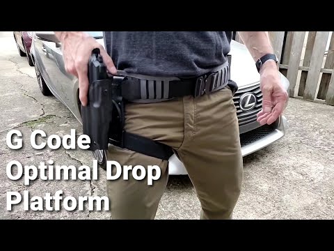 G Code Optimal Drop Platform w/Safariland ALS 6390 - YouTube