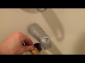 How to retrieve a tub drain trip that fell off the linkage