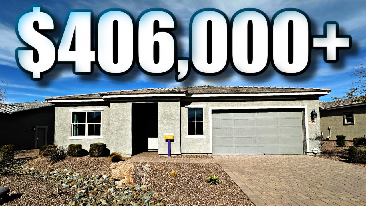 NEW HOME TOUR AT THIS TOP 55+ COMMUNITY IN GOODYEAR, AZ!