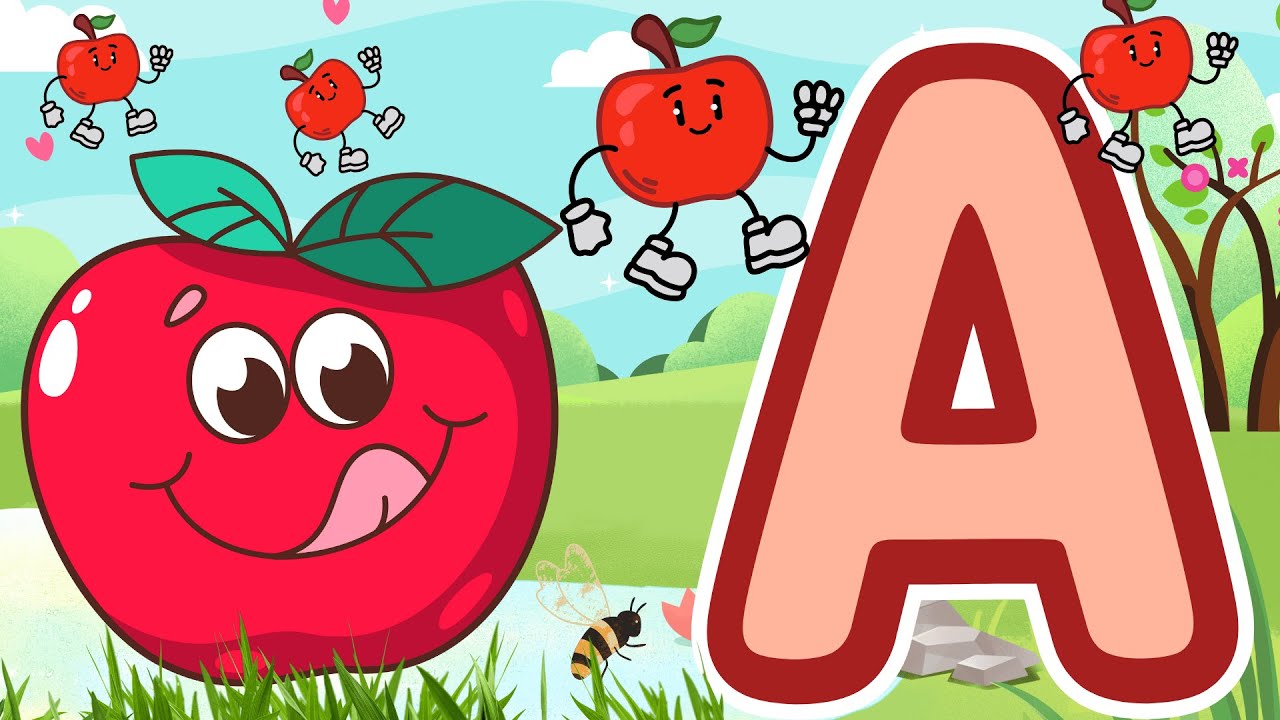 ABC Alphabet A to Z🌈 | Colorful Animated ABC Song | Repeat & Learn for ...