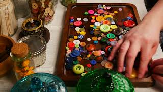 Apothecary Ambiance: Buttons & Trinkets ASMR (No Talking)