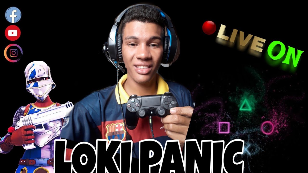 FORTNITE AO VIVO - TREINO E CAMP || USEM CODE - LOKI-PANIC