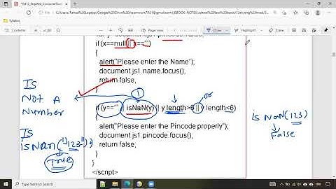 Practical 2.1 Pincode validation using  JavaScript explain in Easy way
