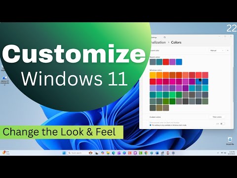 How to Customize Windows 11 Look | Personalization Settings Explained
