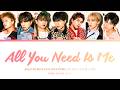 BALLISTIK BOYZ -  'All you need is me' Lyrics [Color Coded JP_Rom_Eng]