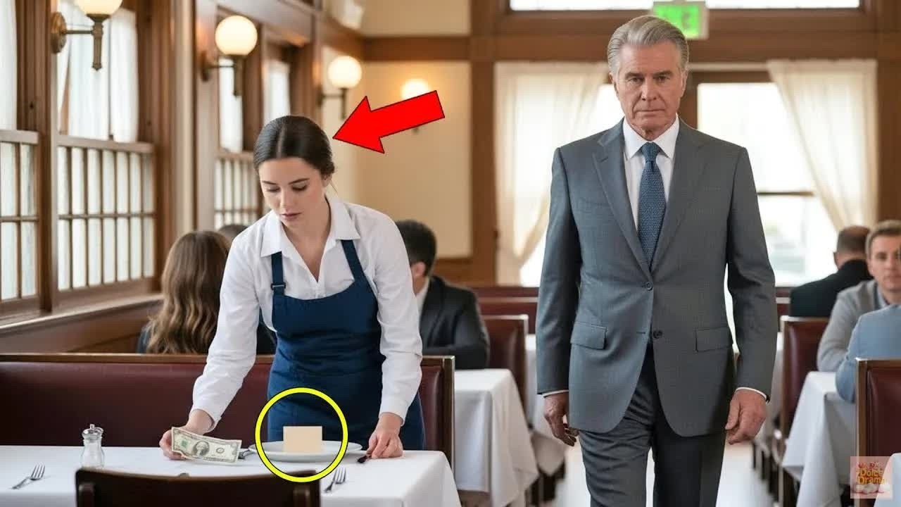 Miliardario lascia mancia di $2, ma la cameriera trova nota nascosta sotto il piatto !