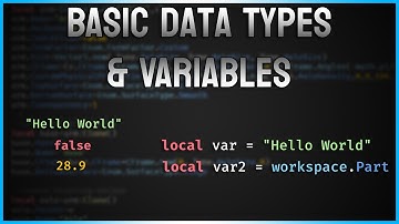 How to Script on Roblox Episode 2 (Basic Data Types & Variables)
