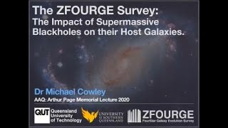 AAQ Meeting 10 Oct 20 - Impact of Supermassive Blackholes on their Host Galaxies - Dr Michael Cowley