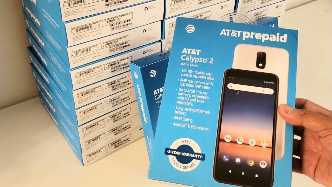 AT&T Calypso 2 Prepaid Unboxing att , calypso , alcatel YouTube