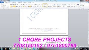 2016 IEEE Projects | 2016 IEEE Projects In Chennai - 1Crore Projects