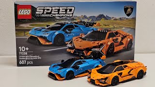 Review!LEGO SpeedChampions 77238 Lamborghini Revuelto & Lamborghini Huracán STO 