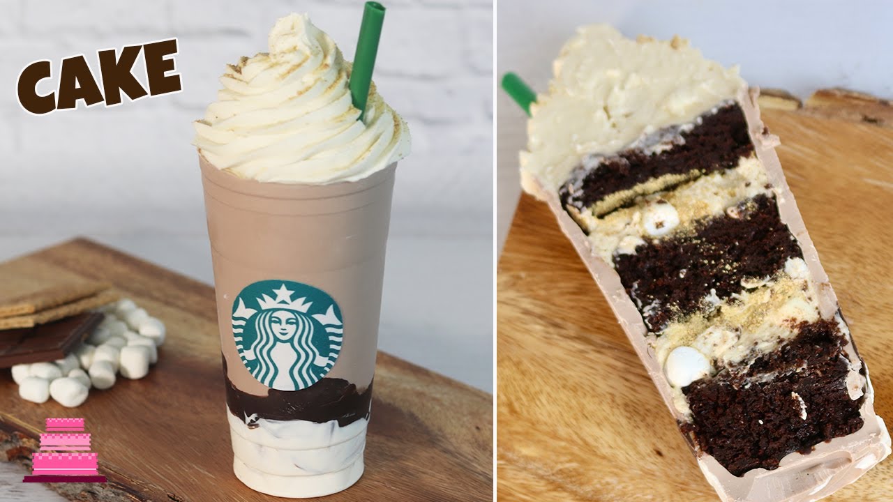 Malt Frappuccino スターバックス デザートカップ 1個 STARBUCKS S'MORES FRAPPUCCINO CAKE ☕🎂 - YouTube