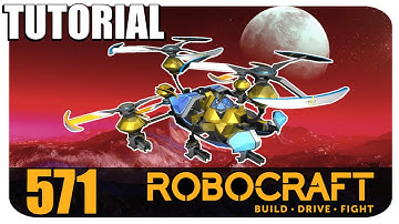 Robocraft Tutorial  - Tier 7 Plasma Helicopter 