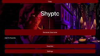 Among us nickname generator screenshot 1