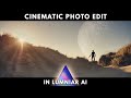 Cinematic Photo Edit in Luminar AI - Complete Walk Through of Processing Tools and Techniques