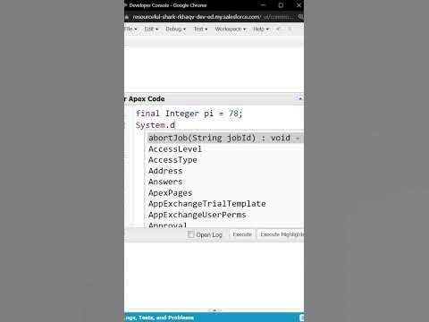 How To Define Constant In Apex #saleforce #coding #salesforcetrailhead ...