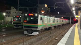【ジョイント音】相鉄線 西横浜駅の横を通過するJR線