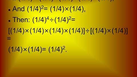 Non negative integer power operations