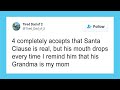 The Funniest Posts From Parents On X About This Whole Santa Thing