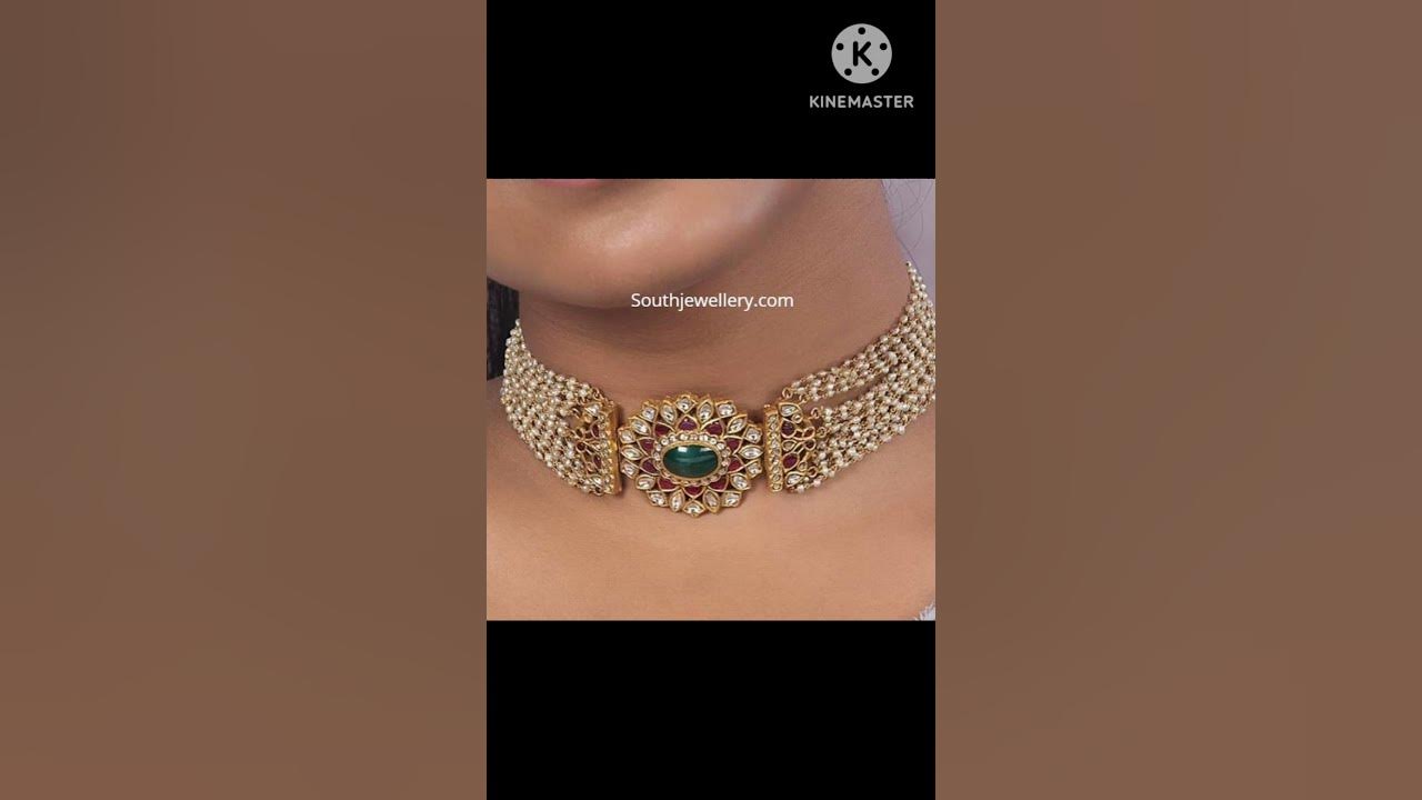 Choker designs Gani set designs Latest jewellery designs choker 