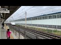 super fast train Shinkansen passing by