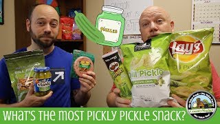 What's the Most Pickly Pickle Snack? | Taste Test Rankings