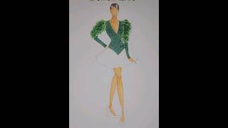 Asmr Fashion Illustration #Shorts