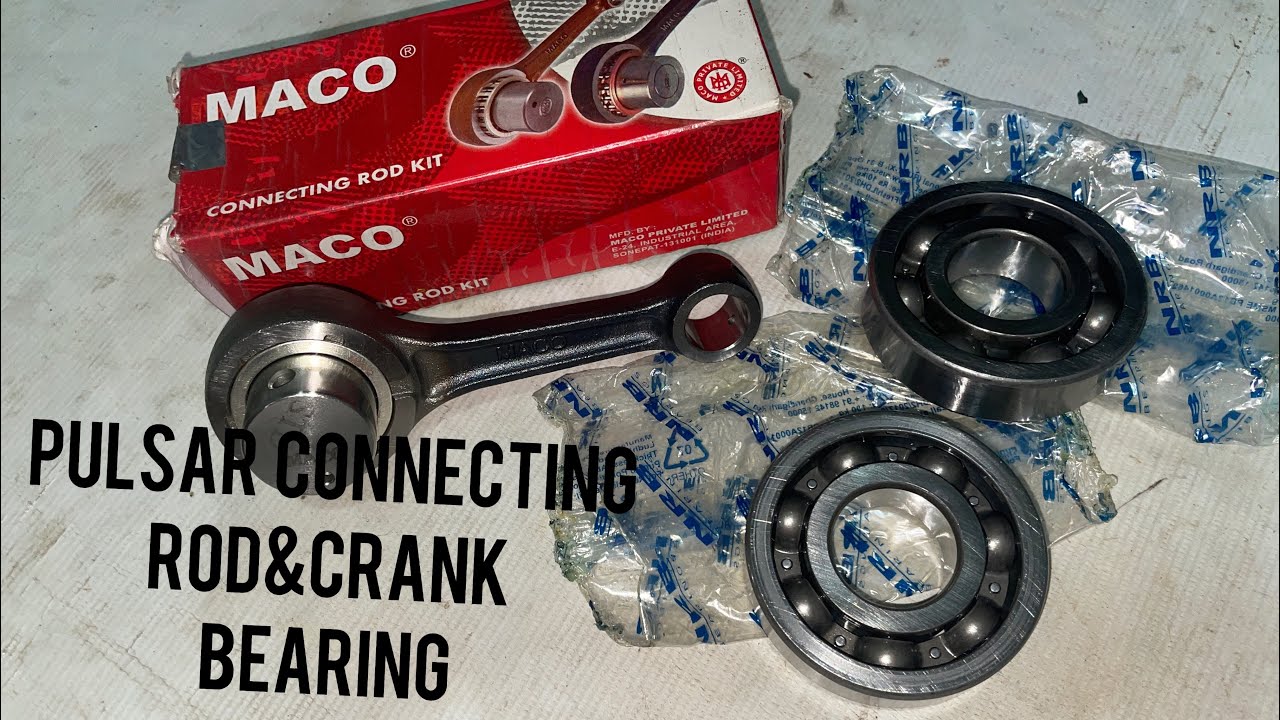 Pulsar 180/200 dtsi Maco connecting rod & crank bearing pulsar 