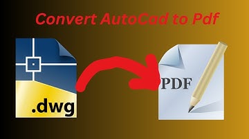 How to Covert AutoCad DWG to a Pdf File. অটোক্যাড থেকে পিডিএফ করার সহজ উপায়