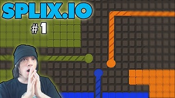 SLITHER.IO TURF WAR?! | Splix.IO #1 (Splixio)