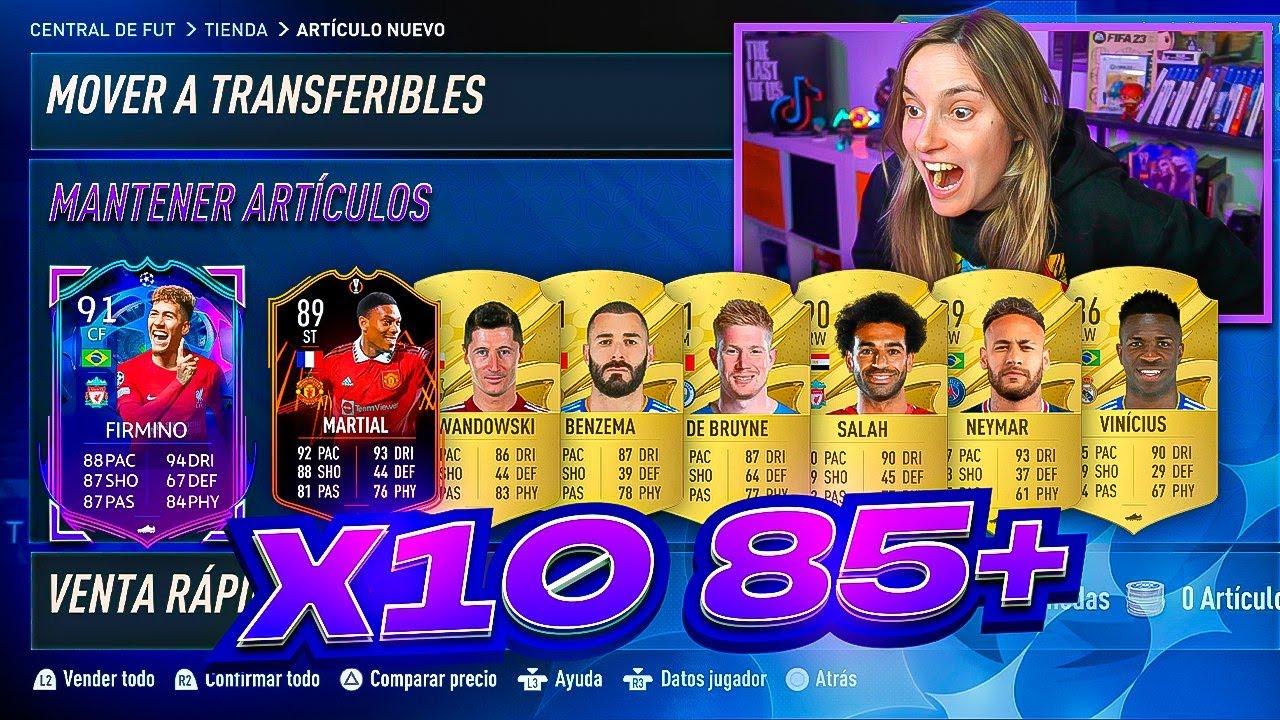 FIRMINOOOO!!! 10 JUGADORES 85+ INCREIBLE SOBRAZO!!!