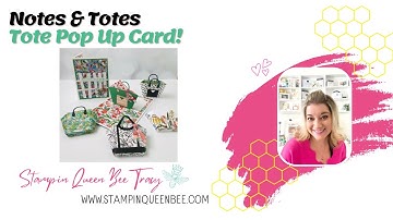 🎁 Tote-ally Fun Tote Pop-Up Card! | Notes & Totes Stampin’ Up! Tutorial | Handmade Paper Crafting